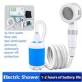 ⏳Time-Limited Special⏰ 🏆2026 HOT SALE⚡ 20K+ SOLD! 🏆 Upgraded Portable Camping Shower Pump with Digital Display - 5000mAh Rechargeable Electric Shower for Beach, Dormitory, and Outdoor Adventures