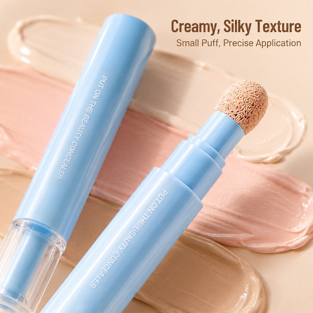 🎁 1+1 FREE✨ Concealer Stick & Cream – covers dark circles, blemishes & spots, moisturizes & blends seamlessly