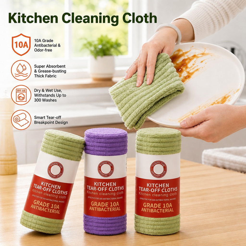 🔥Last Day Promotion 49% OFF Multipurpose Reusable Tear-Off Cleaning Cloth Roll