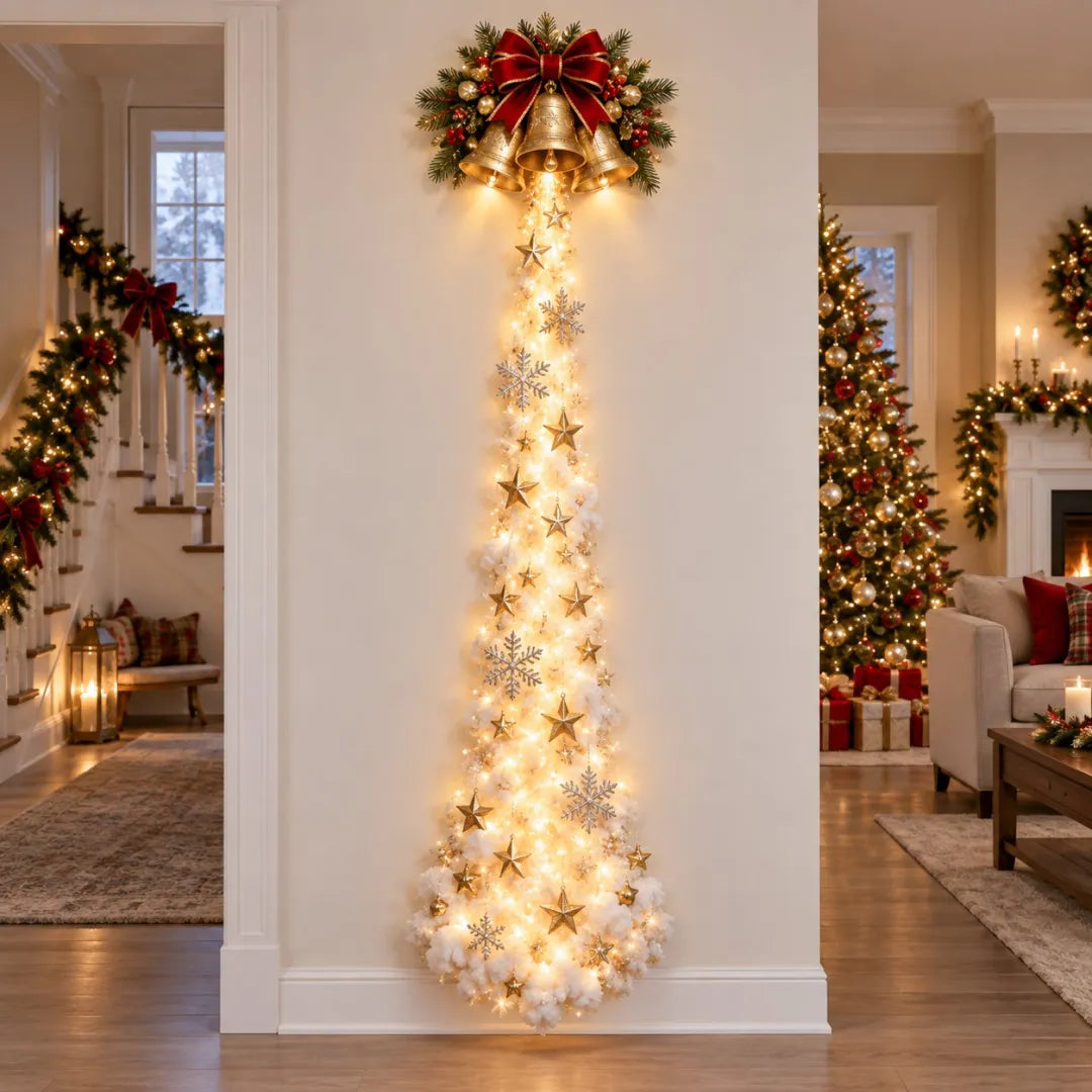 💯 Last day 49% OFF - 🎄 ChristmasMagic Trail WallLight | Christmas Wall Hanging Decor