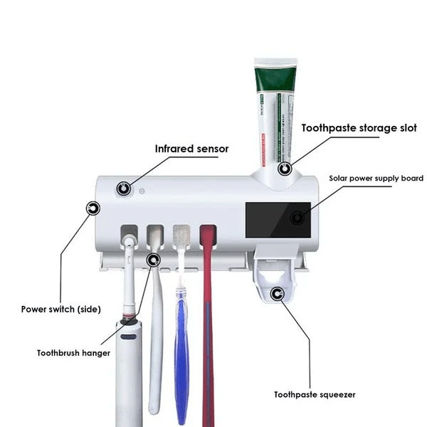 ⏳Time-Limited Special⏰!! Smart UV Sterilizing Toothbrush Holder🦷