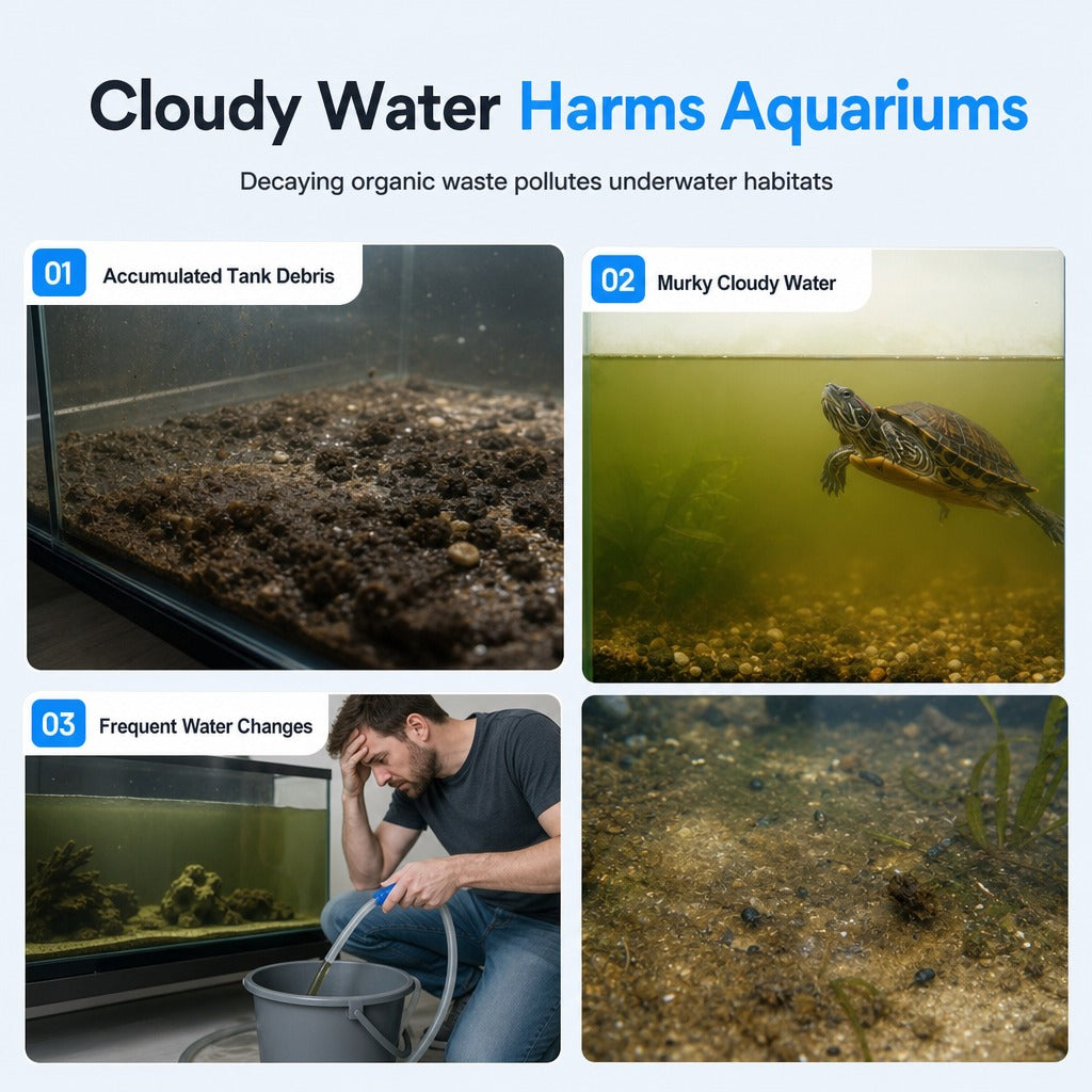 🔥Last Day Promotion 49% OFF 🐢 Turtle Droppings Container and Aquarium Cleaner
