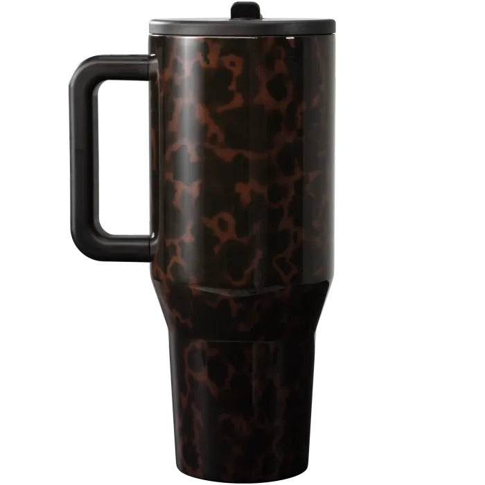 40oz Travel Tumbler with Handle, Stainless Steel Vacuum Insulated Coffee Mug