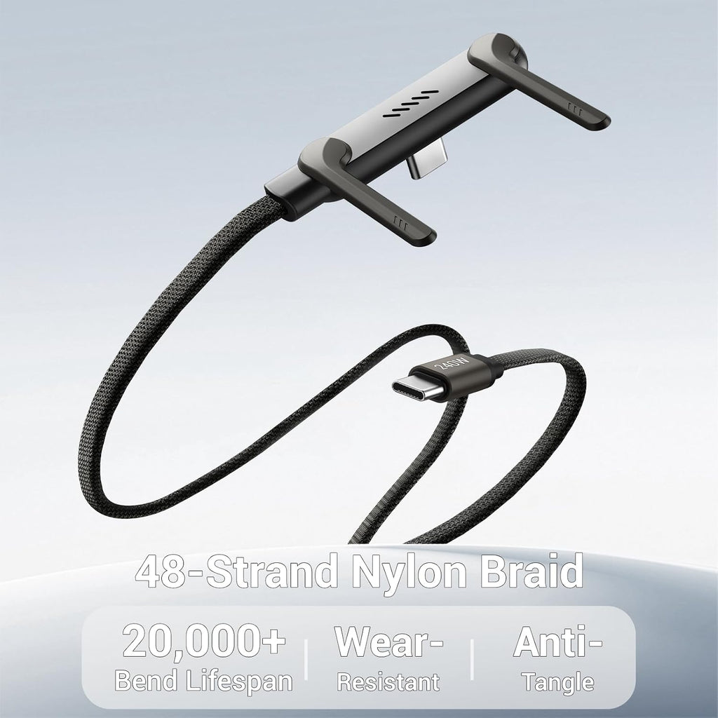 🌸BUY 1 GET 1 FREE Today!!💗 2-in-1 Charging Cable – Built-In Foldable Stand For Hands-Free Charging