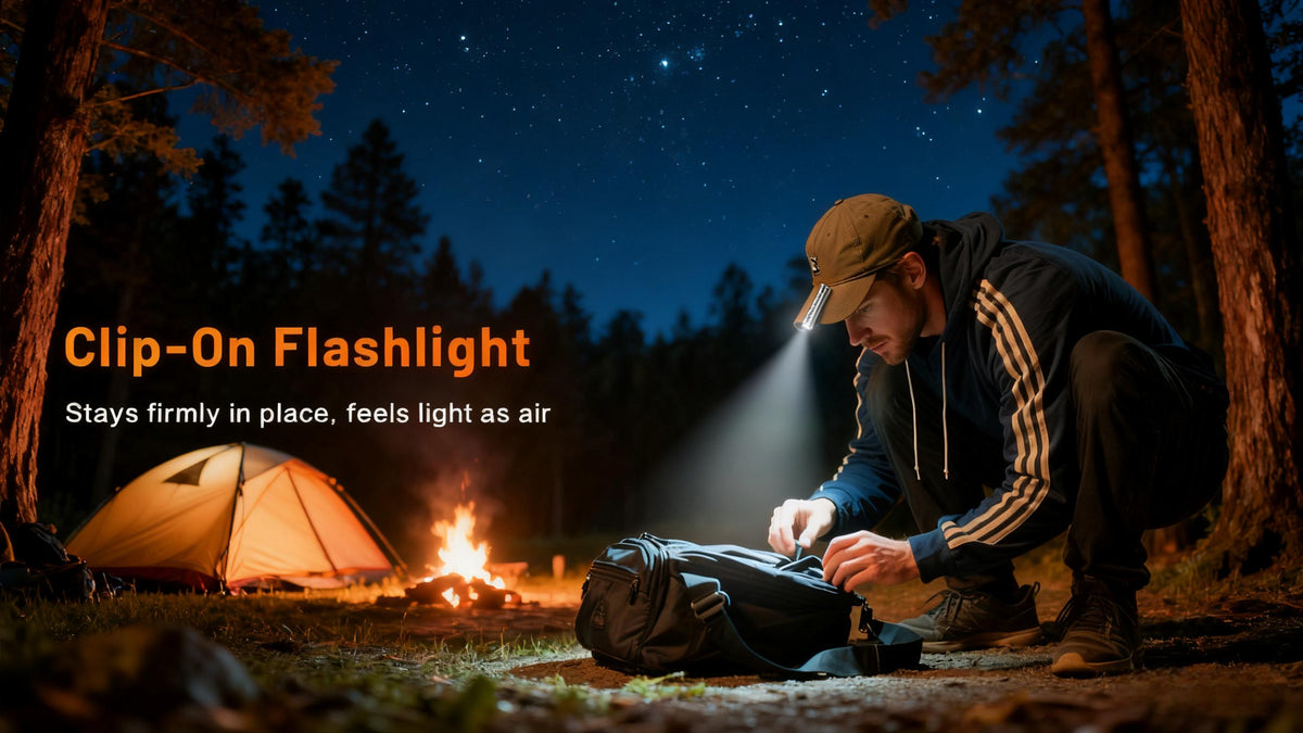 🔧K2 Mini Keychain EDC Flashlight | 500LM USB‑C Torch with Emergency Fire Starter & Window Breaker