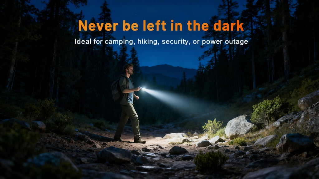 🔧K2 Mini Keychain EDC Flashlight | 500LM USB‑C Torch with Emergency Fire Starter & Window Breaker