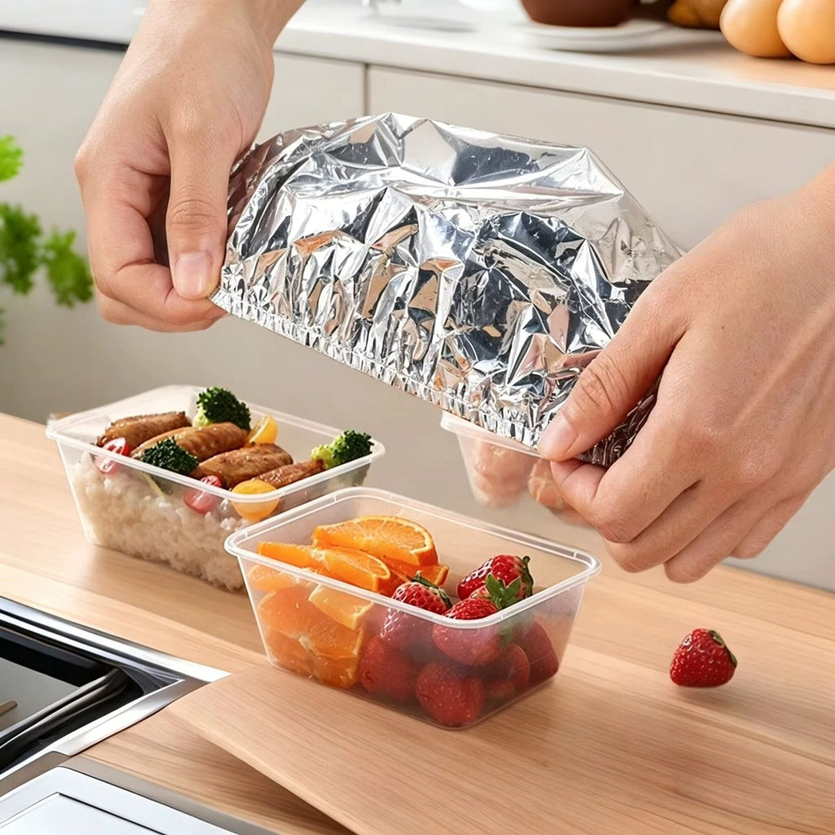 🌸BUY 1 GET 5 FREE Today!!💗  Aluminum Foil Food Covers